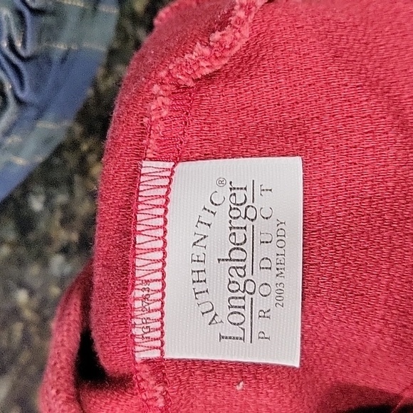 Lot of 4 Longaberger Basket Liners and one Protector Various Sizes  Patterns - Picture 9 of 10